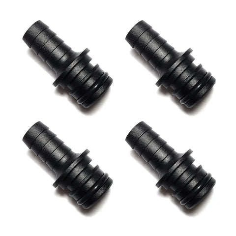 Quad Port Fittings For Water Pumps Three Quarter Inch Outer Diameter To One Half Inch Hose Barb Straight Pack Of Four Compatible