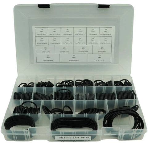 Max Truck O Ring Kit For Service Trucks And Hydraulic Repair, 70 And 90 Duro Buna N O Rings, 1,415 Piece Assortment
