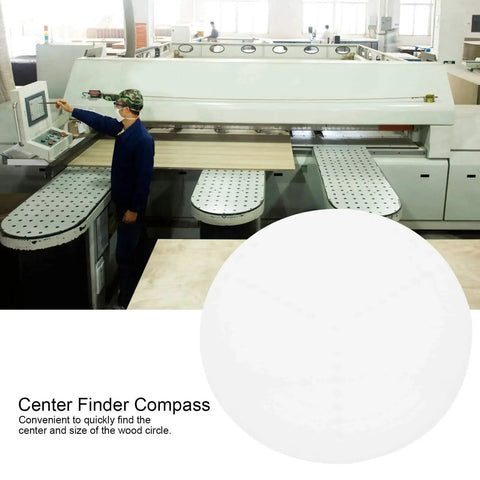 8 Inch Round Center Finder Compass Transparent Acrylic For Woodworking Lovers Easily Find Center And Draw Circles