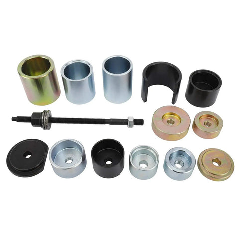 Silent Bearing Puller Kit And Dent Puller Set For BMW Differential Axle Bush Tools Mount Kit components displayed in rows