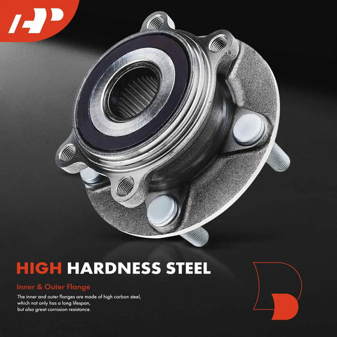Beefed Up Front Wheel Bearing And Hub Assembly 2 Pack 5 Lug Direct Bolt On Replacement Fit Mazda 3 2014 2018 CX 3 2016 2021