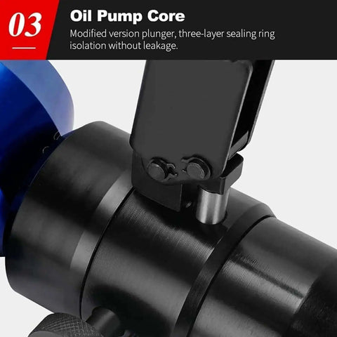 Oil pump core detail of Portable Manual Hole Punch Kit With Six Interchangeable Dies For Steel And Metal Sheets