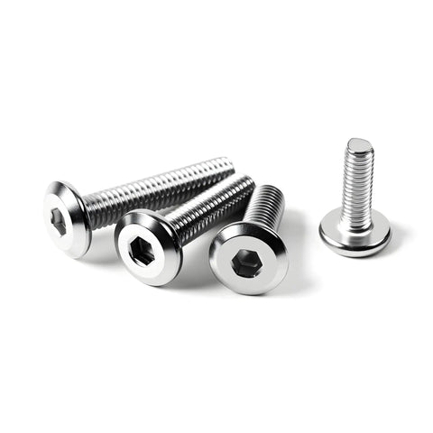 304 Stainless Steel 1/4-20 X 1 Flat Head Hex Socket Cap Screws Bolts 30 Pack Fully Threaded Machine Screws With Countersunk Head Hex Drive