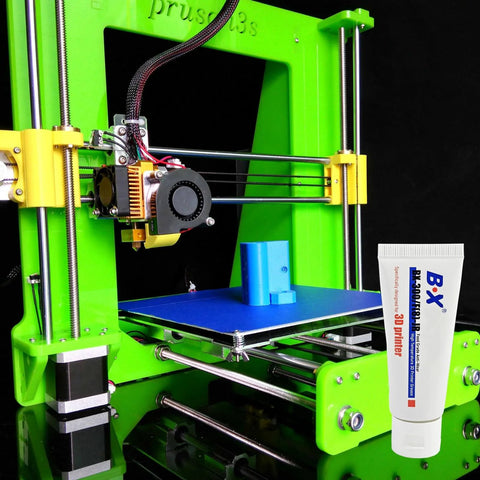 3D Printer Grease 1oz High Temperature Lubricant For Linear Rods Bearings Z Axis And Lead Screws beside green 3D printer