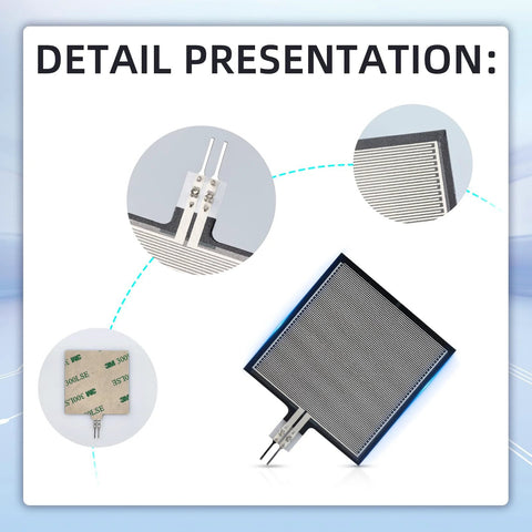 2 pcs RP-S40-ST thin film pressure sensor pads on kraft substrate; high-precision sensing for smart seats, Amazon BISS