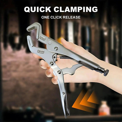 9 Inch Locking Vise Grip Plier With Nose Jaw For Sway Bar Link Removal Welding And Pipe Clip Repair Heavy Duty Vice Grips