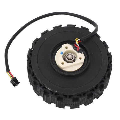 Direct Drive Servo Motor With Integrated Encoder And Low Noise Hub For RC Cars And DIY Robots, top view with wire harness