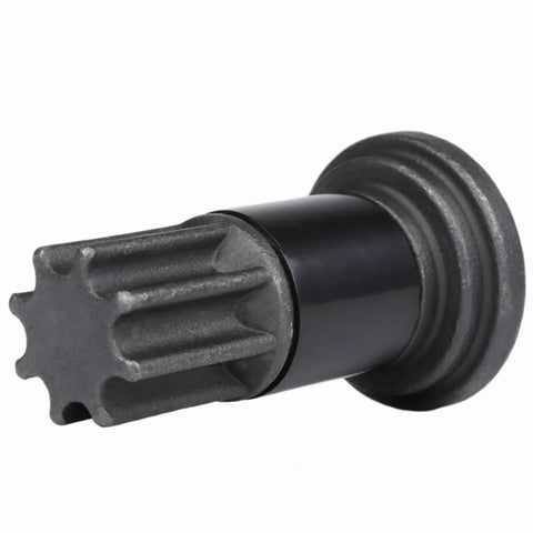 Engine Barring And Rotating Tool For Cummins B And C Series Diesels And 5.9L Pickups, side view of steel gear head and shaft