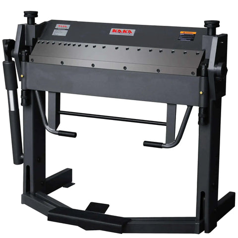 Front view of Workhorse 40 Inch Box And Pan Brake for 12 gauge mild steel, with foot control and pro grade precision bends, model PBB4012.