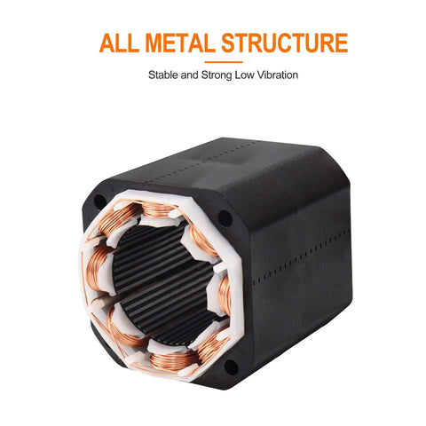 42mm Diameter BLDC 24V 5000RPM Brushless 3 Phase Small DC Motor For DIY Builds With 5mm Shaft 8 Poles Copper Coils Easy Wiring And Long Life