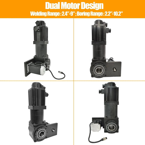 2 In 1 Portable Line Boring And Welding Machine For Excavators, Automatic Bore Welder Tool, 110V, Euro Connector