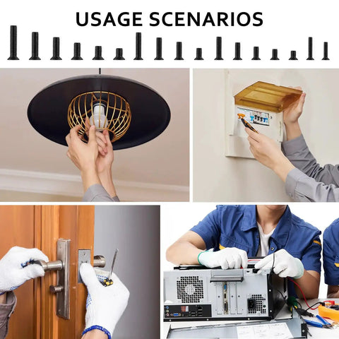 Pro Grade 1060 Pcs Small Laptop Screws Kit With Tweezers Micro Flat Head Phillips Countersunk Bolts usage scenarios for repairs