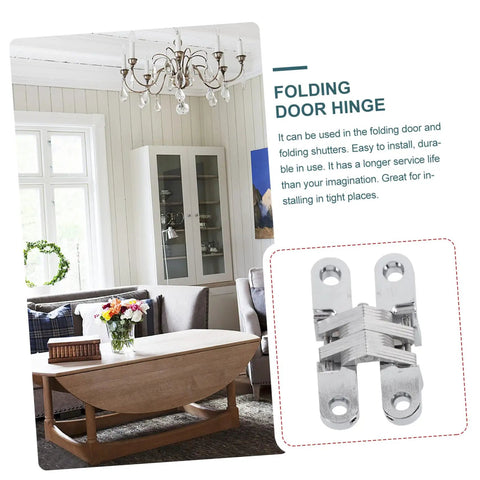 Secret Door Hinge For Doors And Cabinets Heavy Duty Invisible Hinge For Quiet Smooth Operation Vintage Style Butt Hinge
