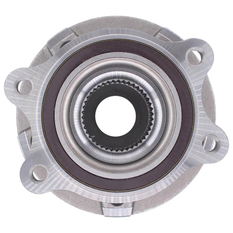 Front Left Or Right Wheel Bearing And Hub Assembly With Bolts For Audi A4 A5 A6 A7 A8 S5 Allroad Q5 RS5 S6 S7 S8 Fits 2009 2018 Models Heavy Duty Plug And Play Wheel Hub Replacement top view
