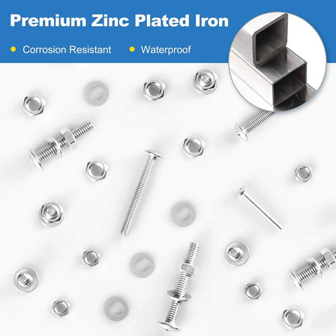 Ultimate 121 Piece Nuts And Bolts Kit With M4 M5 M6 Phillips Head Screws Nuts Flat Washers And Storage Case for home workshop