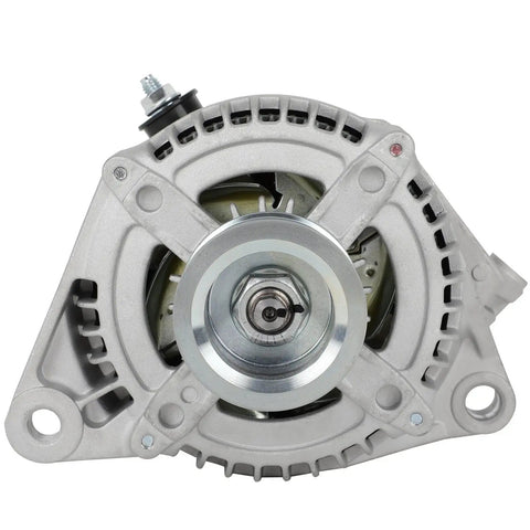 Front view of 11240 Alternator Replacement For 2007 Chrysler Aspen 2007 Dodge Durango showing mounting and connection points.