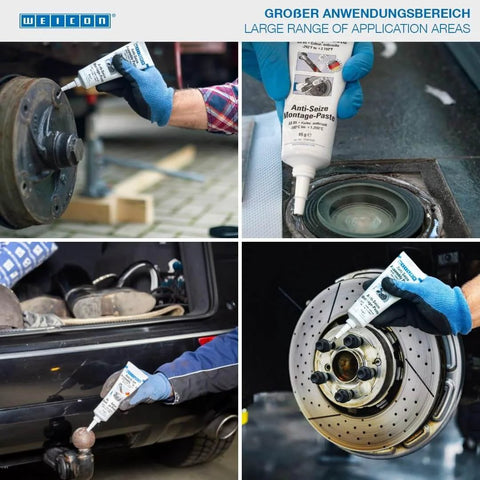 Anti-Seize Assembly Paste, 3.0 Oz, Heat Resistant Lubricant And Corrosion Protection For Fasteners And Threads applied in various settings