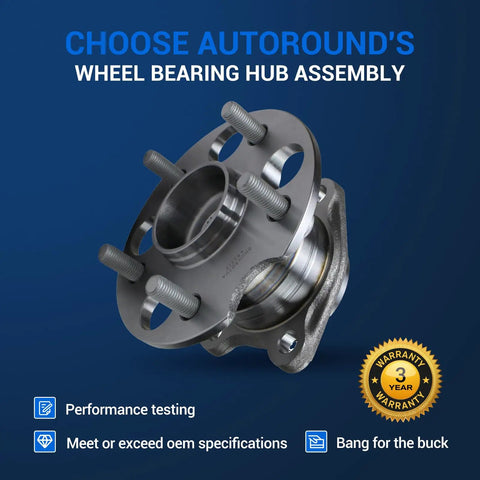 Rear Wheel Bearing And Hub Assembly For AWD Toyota Highlander 04 13 Venza 09 16 RX330 04 06 RX350 07 09 RX400h 06 08