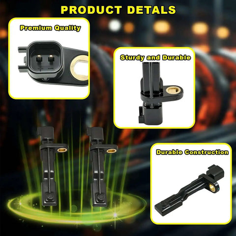 Rear ABS Wheel Speed Sensor Left And Right For Jeep Wrangler 2007 To 2017 And Liberty 2008 To 2012 And Dodge Nitro 2007 To 2011 2Pcs