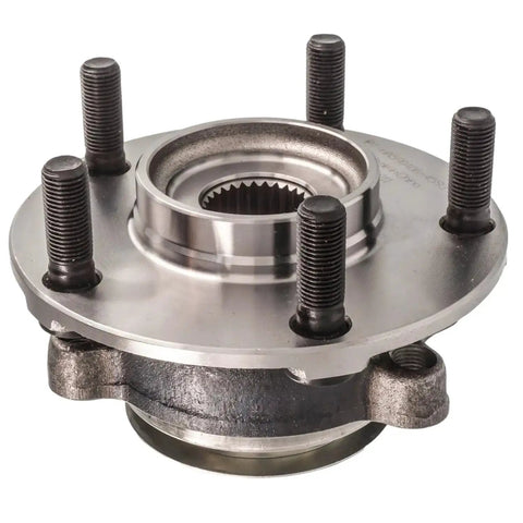 Front Hub Bearing Assembly For Nissan Leaf And Juke 2011 To 2017 With 4-Lug, ABS, 29-Spline Ball, Bolt-On Direct Fit, Pre-Greased