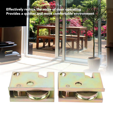 Sliding Patio Door Roller Replacement With Steel Ball Bearing High Strength For Smooth And Quiet Operation, pack of 2 shown
