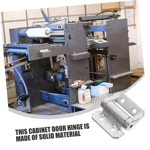 Soft Close Cabinet Door Hinge Heavy Duty Zinc Alloy Damper For Residential Cupboards shown alongside industrial equipment