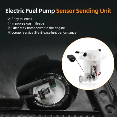 Electric Fuel Pump Assembly For Honda CBR250R CBR250RA CB300F CB300R CB300RA 2011 2016 Low Noise Quiet Operation Replaces 16700 KYJ 901 16700KYJ901 Plug And Play Fuel Delivery Upgrade installed in a vehicle