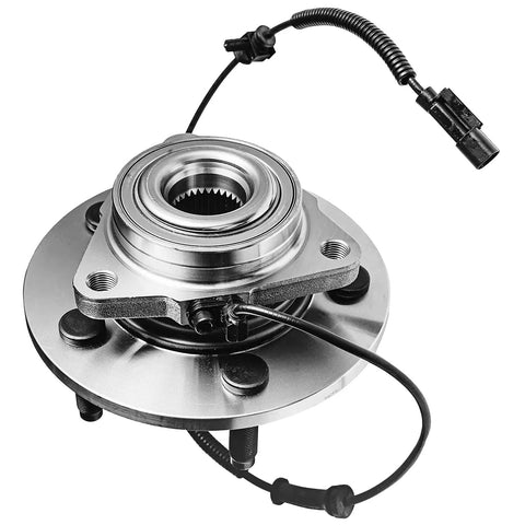 Front Wheel Bearing Hub Kit For 2006 2007 2008 Dodge Ram 1500 5 Lug With Two Hub Assemblies Plug And Play Front Speed Sensor ABS Compatible
