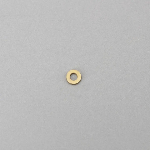Single brass washer from 50 Pcs M1.0 Brass Washers Flat Copper Sealing Washers Gaskets For Electronics Hardware Lighting DIY