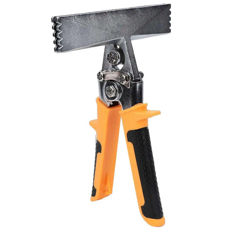 6 Inch Sheet Metal Bender With Straight Jaw Pliers Hand Seamer Ergonomic Non Slip Handle Labor Saving Spring Safe Lock for HVAC