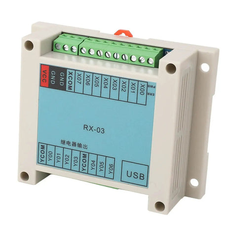 12-24VDC PLC Controller With 8 Inputs And 7 Outputs For Industrial Automation Programmable Logic Controller Board front view