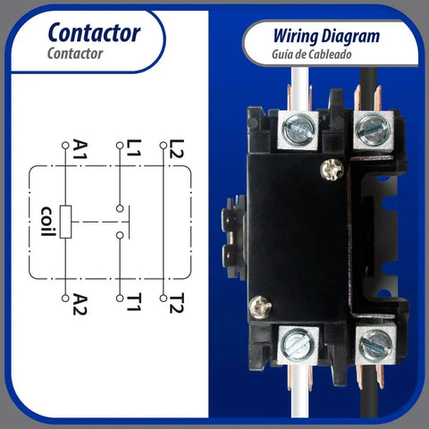 Heavy Duty Workhorse 1 Pole Shunt Contactor With 24V Coil 40 Amp Replacement With Wiring Diagram