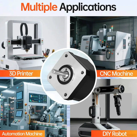 Nema 17 Closed Loop Stepper Motor With Integrated Driver For 3D Printers And DIY Robots applications in 3D printers, CNC, automation, DIY robots