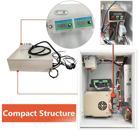 All In One Line Boring And Welding Machine 110V Bore Welder for Excavators Cranes and Loaders European Connector close-up