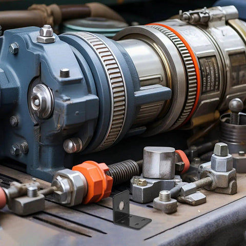 Versatile Gear Motor Mounting Bracket L Shaped Holder for Motors With Multiple Fixed Holes and Adjustable Position Sturdy L