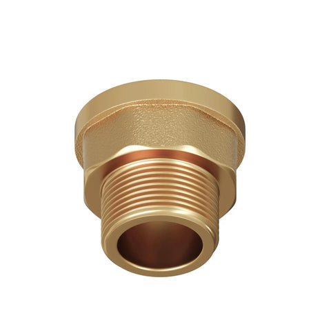 Brass Adapter Nipple Three Quarter Inch To One Inch Female Pipe Fitting NPT Connector For Plumbing Built Tough For High Temp And Corrosion Resistance Lets You Link Different Diameters And End Types Pack Of One