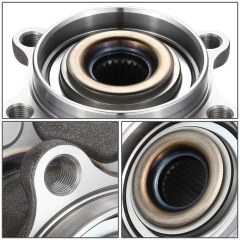 Rear Wheel Bearing Hub Assembly for 2014-2017 Nissan Juke and 2014-2019 Rogue AWD OEM Replacement with Steel Construction