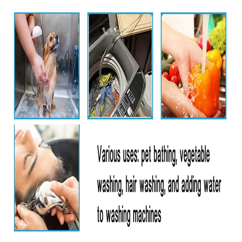 Amazon sink hose attachment for portable sink sprayer, stainless steel; ideal for pet bathing and washing vegetables.