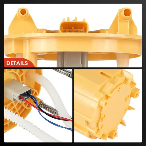 Close-up of Beefy Electric Fuel Pump Module With Sending Unit For Dodge Ram 2500 And Ram 3500 Diesel 2005 Through 2009 5.9L And 6.7L