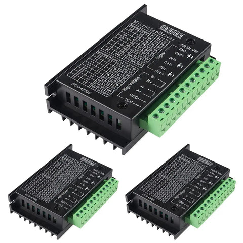3 Pack TB6600 Stepper Motor Driver For CNC Controller, Single Axis Hybrid Driver, showing 3 drivers with 32 subdivisions