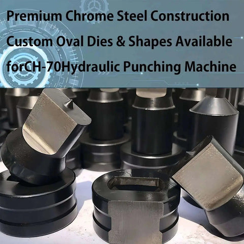 Heavy Duty Square Hole Punch Die Set For Hydraulic Punch Tools Durable Alloy Steel Dies 13 By 13mm Square Punches