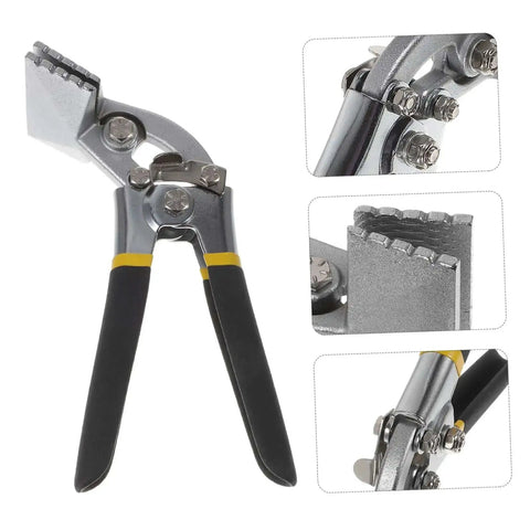 Sheet Metal Bender And Seamer Tool DIY Friendly Manual Hand Tool For Sheet Metal Work Duck Bill Pliers With Anti Slip Jaws