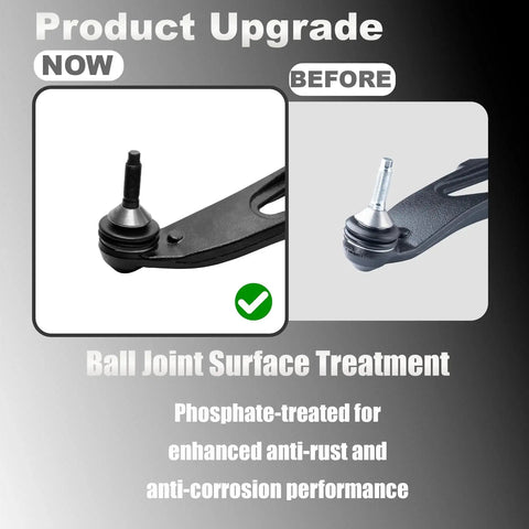 Front Lower Control Arms With Greasable Ball Joints For Ford Explorer 2011-2019 And Police Interceptor Utility 2013-2019 comparison