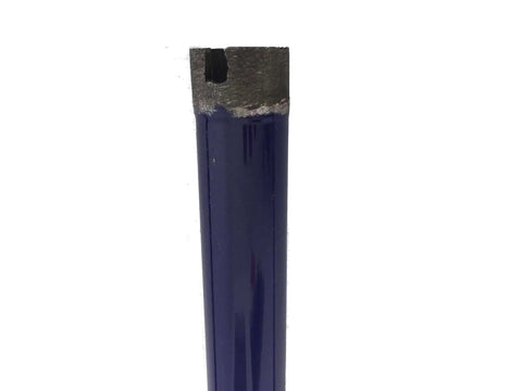 Heavy-Duty 3/4 Inch Wet Diamond Core Drill Bit For Concrete And Asphalt, 16 Inch Length Delivers A 13 Inch Core, Laser-Welded Segments, 0.400 Inch Segment Height, 5/8-11 Thread, DPT vertical view