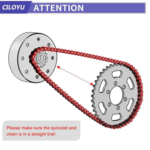 35 Chain Go Kart Roller Chain With Chain Breaker Replacement For Go Carts Mini Bikes Dirt Pit Bikes And Motorcycles Powersports Parts 95 Links Master Link 35 Pitch Durable And Reliable Fit For Sprockets illustration.