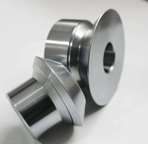 Bead Roller 3 Step Hem Roll Dies Set For 22mm Shaft Bead Rollers, Pro Grade 90 Degree Hem Die And 140 Degree Hem Die Tips