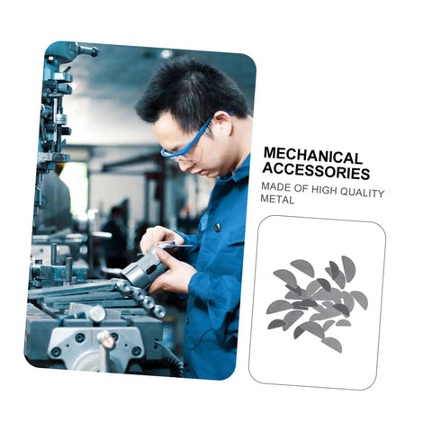 Stainless Steel Woodruff Key Set 80 Pcs 8 Sizes SAE Fasteners For Pulleys And Drive Shafts Hub Adjustment Mechanical Industry Hardware Heavy Duty Kit With Semicircle Style Fasteners shown in use by technician