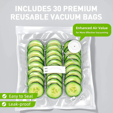 Handheld Vacuum Sealer For Food Storage Portable Cordless USB Rechargeable On The Go Sealing Machine With 65kPa Suction Keeps Food Fresh Up To
