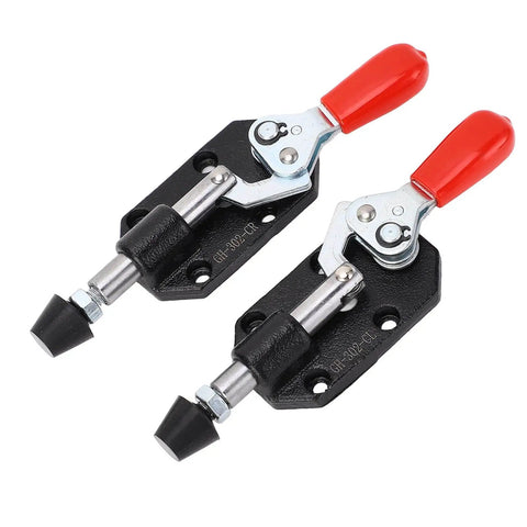 Two Pack Left And Right Push Pull Toggle Clamps With Quick Release For Woodworking Jigs And Fixtures Pocket Hole Jigs Welding And Metalworking