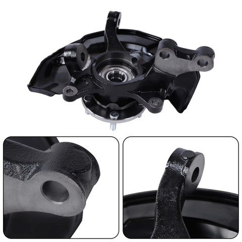 Front Driver Side Wheel Hub Bearing Steering Knuckle Assembly Replacement For ES350 2007-2012 And Camry 2007-2011 With Vibration Dampening For A Smooth Ride And Stable Steering 686-261 LK043